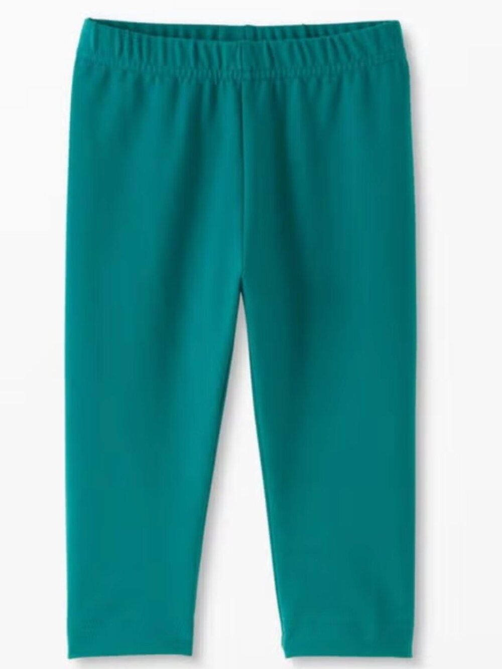 Hanna Andersson Solid Capri Leggings Everglade Green (Size 4)